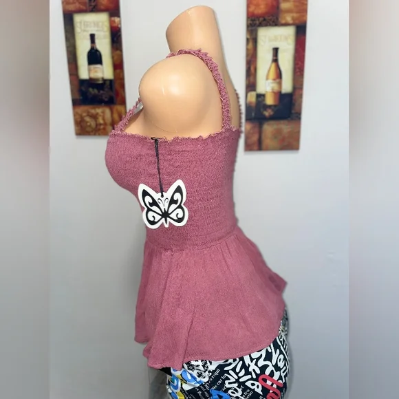 NWT SELF ESTEEM TOP SLEEVELESS SIZE M - Picture 4 of 7